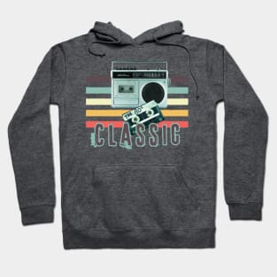 Cassette Music Retro Classic Mix-Tape Style Hoodie